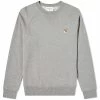 Maison Kitsune Maison Kitsuné Fox Head Patch Crew Sweat -Vendite Pangaia 10 09 2021 EC AM00303KM0001 GRM 1 1