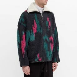 Isabel Marant Marlon Ikat Fleece Jacket -Vendite Pangaia 10 12 2021 ML 22PMA1113 22P011H 30FN 7 1