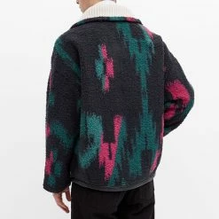 Isabel Marant Marlon Ikat Fleece Jacket -Vendite Pangaia 10 12 2021 ML 22PMA1113 22P011H 30FN 8 1