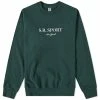 Sporty & Rich Wimbledon Crew Sweat - END. Exclusive -Vendite Pangaia 11 04 2022 LL SR WMBLCREW GRN m1 1