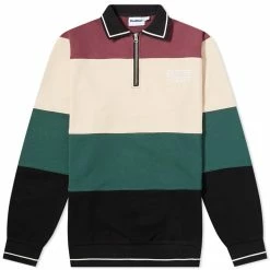 Butter Goods Ivy Stripe Zip Sweat