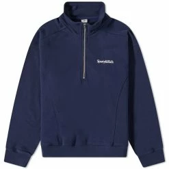 Sporty & Rich New Health Quarter Zip Sweat