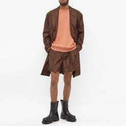 Valentino Washed Silk Taffeta Double Breasted Coat -Vendite Pangaia 12 04 2022 LL XV0CAC458E3 E04 m4 1