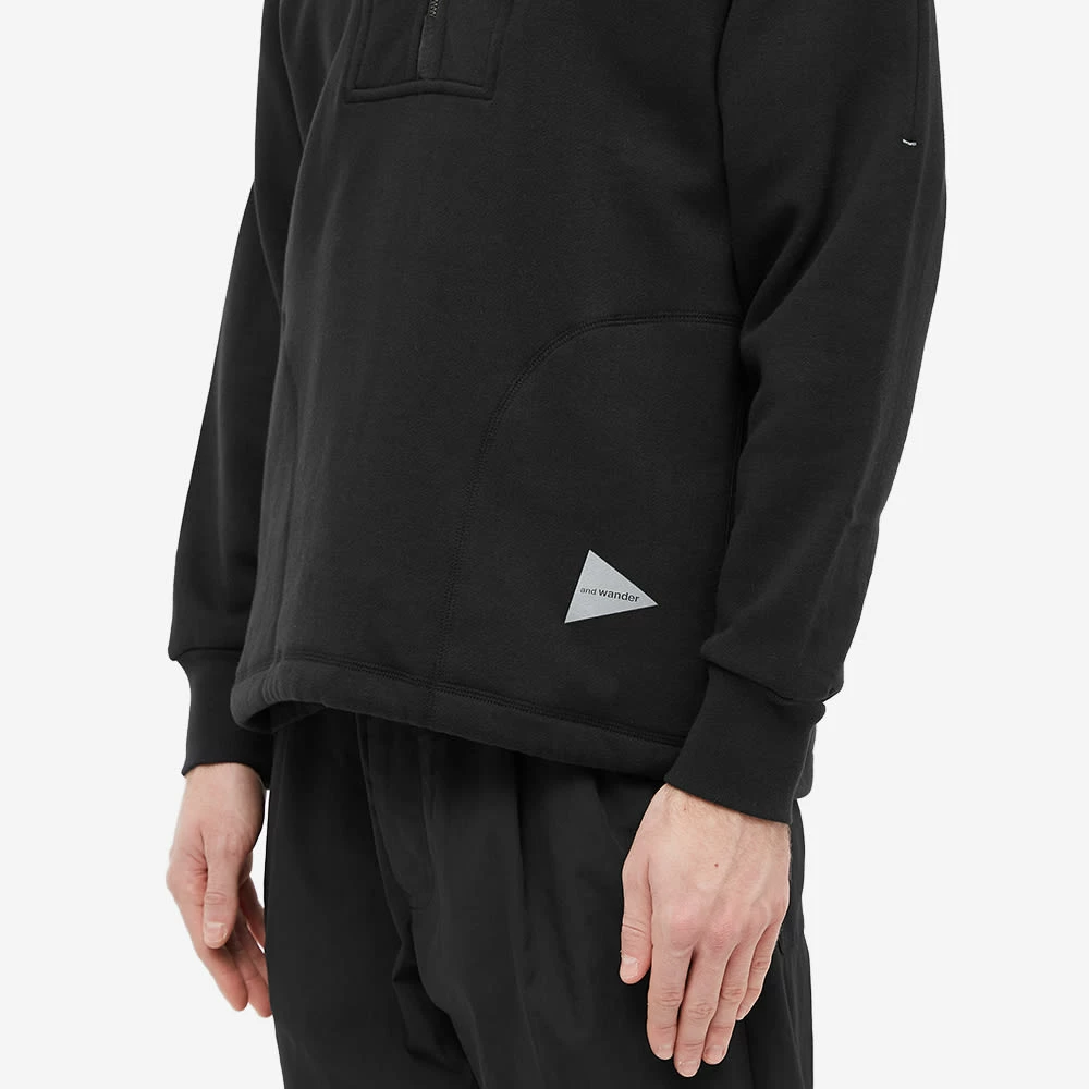 And Wander Cotton Wool Half Zip Sweat 7 And Wander Cotton Wool Half Zip Sweat - immagine 5