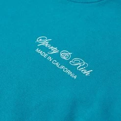 Sporty & Rich Script Logo Crew Sweat -Vendite Pangaia 12 11 2021 JA SRW SCRIPTLGOCREW DLW 3 1