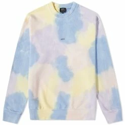 A.P.C. Olivier Tie Dye Crew Sweat