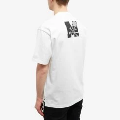 MASTERMIND WORLD College Logo Tee -Vendite Pangaia 13 01 2023 JC MW22S09 TS038 WHT 8 1