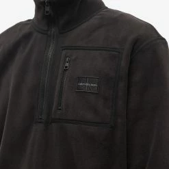 Calvin Klein Shrunken Badge Polar Fleece Jacket 11 Calvin Klein Shrunken Badge Polar Fleece Jacket -Vendite Pangaia 13 05 2022 EC J30J321545 BEH 5 1