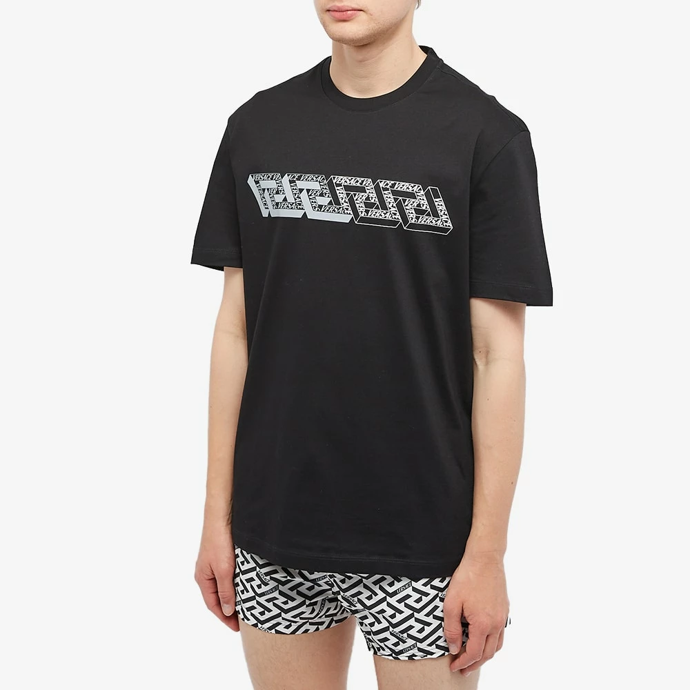 Versace Geo Greca Print Tee 4 Versace Geo Greca Print Tee - immagine 2