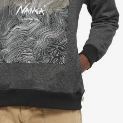 NANGA Eco Hybrid Contour Map Logo Hoody -Vendite Pangaia 14 03 2022 AJ N11ABK BLK 10 1