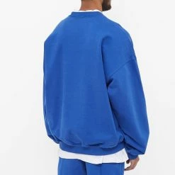 Cole Buxton Italic Logo Crew Sweat -Vendite Pangaia 14 03 2022 ML CB ILS BLU 8 1