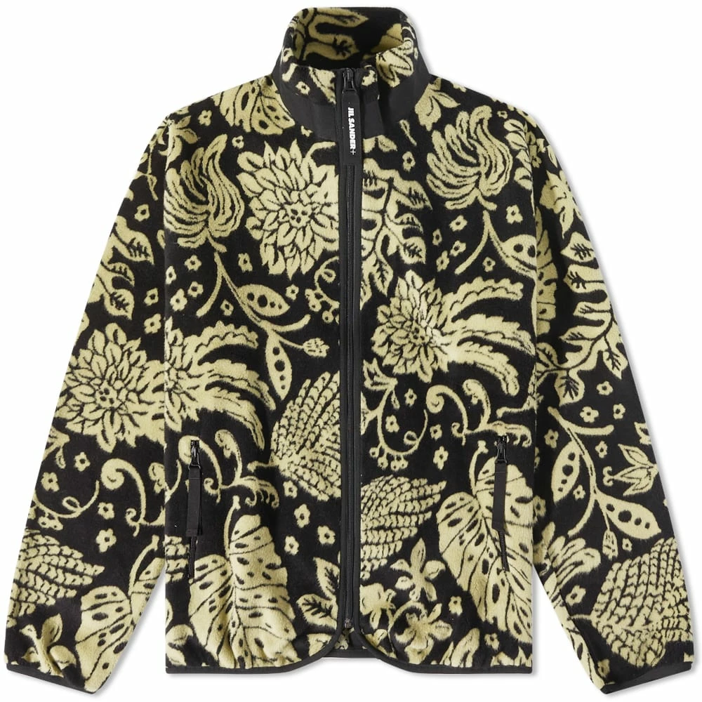 Jil Sander Plus Floral Fleece Zip Through Jacket 3 Jil Sander Plus Floral Fleece Zip Through Jacket