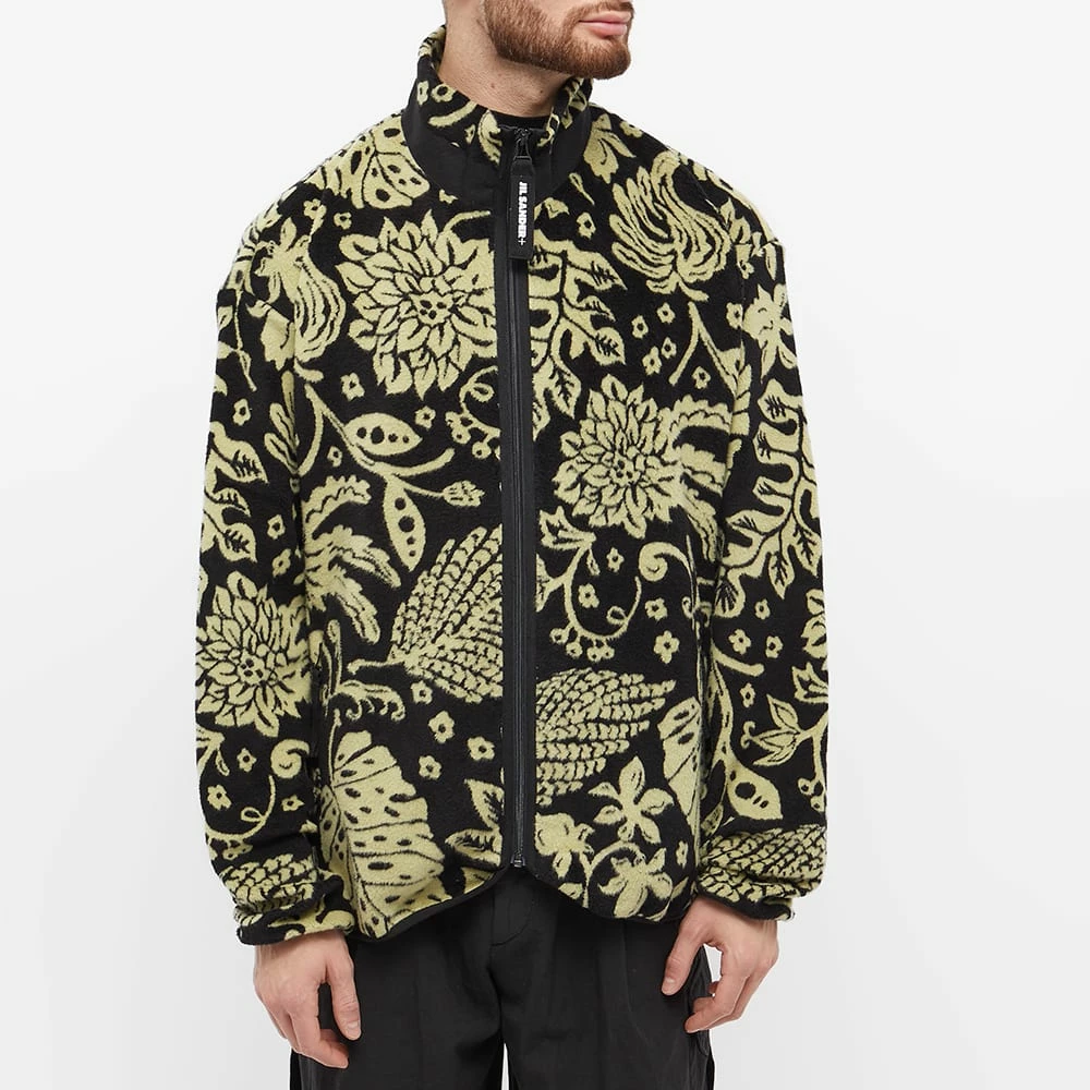 Jil Sander Plus Floral Fleece Zip Through Jacket 4 Jil Sander Plus Floral Fleece Zip Through Jacket - immagine 2