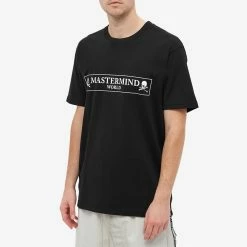 MASTERMIND WORLD Regular Box Logo Tee -Vendite Pangaia 14 09 2021 JB MW21S07 TS024 BLK 5 1
