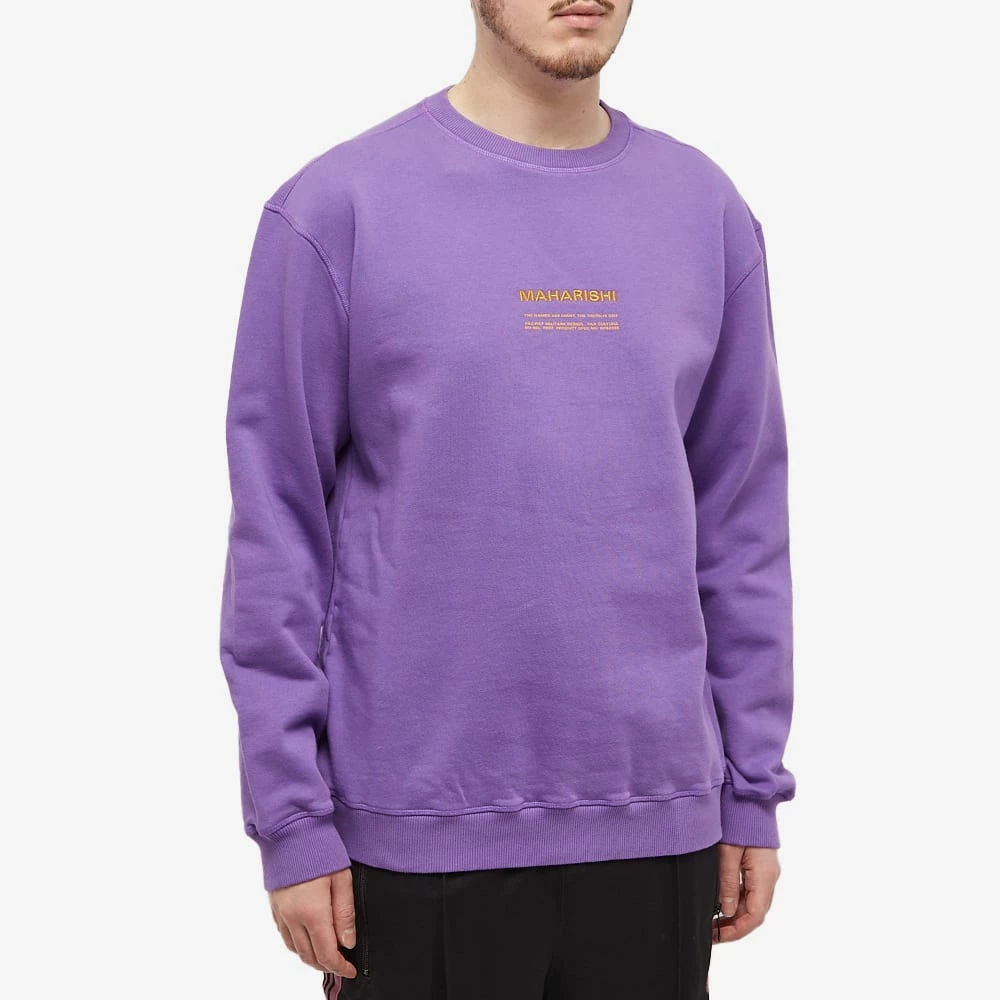 Maharishi MILTYPE Embroidery Crew Sweat 4 Maharishi MILTYPE Embroidery Crew Sweat - immagine 2