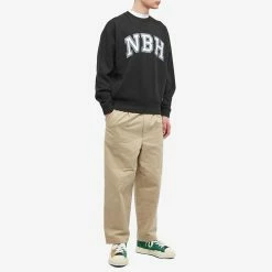 Neighborhood College Crew Sweat -Vendite Pangaia 14 12 2022 NS 222TPNH CSM01 BLK m9 1