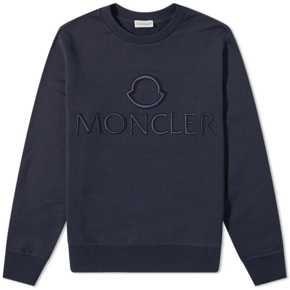 Moncler Tonal Logo Crew Sweat 3 Moncler Tonal Logo Crew Sweat