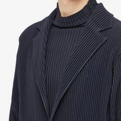 Homme Plissé Issey Miyake Pleated Long Jacket -Vendite Pangaia 15 08 2022 JB HP28JD202 75 5 1