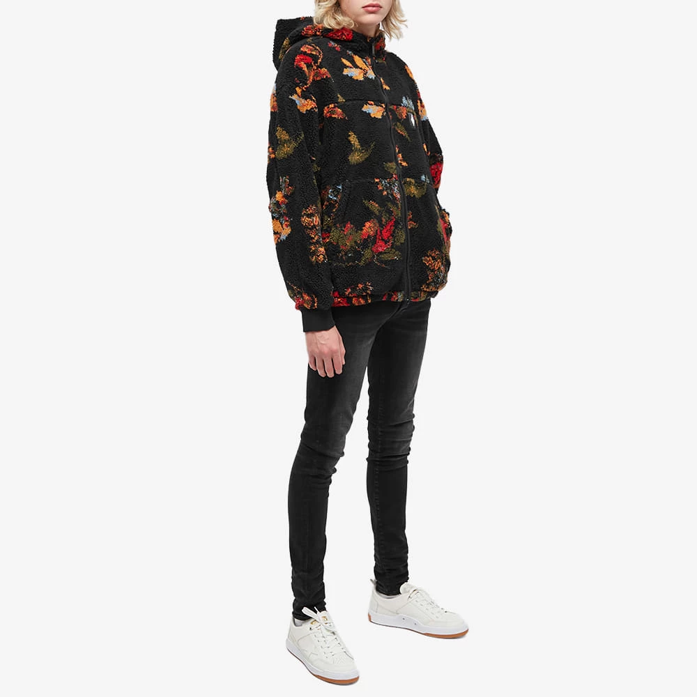 Marcelo Burlon Floral Fleece Hooded Jacket 6 Marcelo Burlon Floral Fleece Hooded Jacket - immagine 4