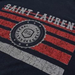 Saint Laurent Flag Crest Logo Tee -Vendite Pangaia 15 10 2021 ML 668818YB2UH 4472 3 1