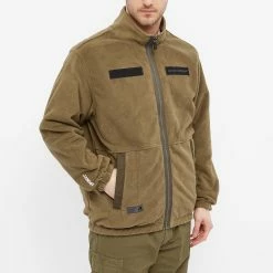 AAPE By A Bathing Ape AAPE Reversible Camo Panel Polar Fleece Jacket -Vendite Pangaia 15 12 2021 LL AAPJKM7463XXHBGL 5 1