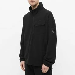 Helmut Lang Waffle Quarter Zip Pocket Fleece 9 Helmut Lang Waffle Quarter Zip Pocket Fleece -Vendite Pangaia 15 12 2021 ML L09HM502 001 7 1