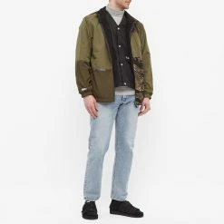 AAPE By A Bathing Ape AAPE Reversible Camo Panel Polar Fleece Jacket -Vendite Pangaia 16 12 2021 ML AAPJKM7463XXHKHD m11 1