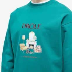 Drole De Monsieur Drôle De Monsieur Tartan Season Crew Sweat -Vendite Pangaia 17 01 23 LS SW114 CO001 FGN 10 1