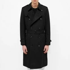 Burberry Kensington Classic Trench Coat -Vendite Pangaia 17 02 2020 burberry kensingtonclassictrenchcoat black 8028086 a1189 jd m1