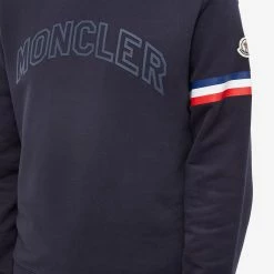 Moncler Tricolor Tape Crew Sweat -Vendite Pangaia 17 02 2023 LL 8G000 05 899WC 778 5 1