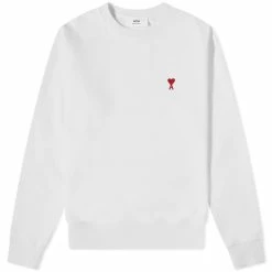 AMI Small A Heart Crew Sweat