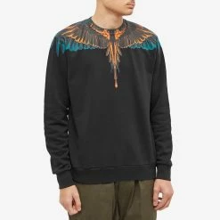 Marcelo Burlon Icon Wings Crew Sweat -Vendite Pangaia 17 10 2022 EC CMBA009F22FLE0011020 7 1