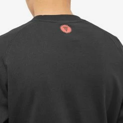 ICECREAM Flock Logo Crew Sweat 11 ICECREAM Flock Logo Crew Sweat -Vendite Pangaia 17 11 2022 SI IC22329 BLK 10 1