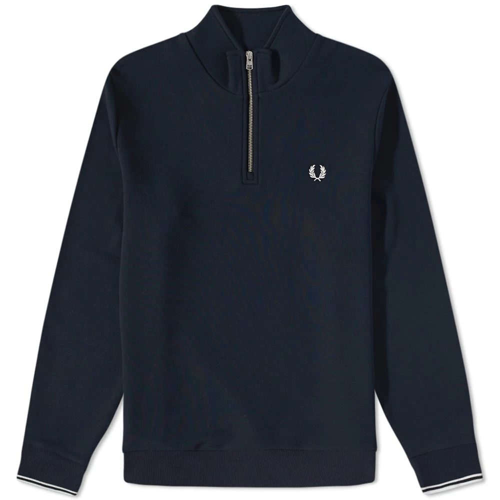 Fred Perry Quarter Zip Sweat 3 Fred Perry Quarter Zip Sweat