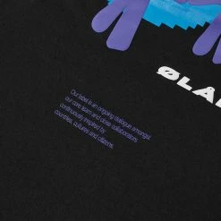 Olaf Hussein Friends Tee -Vendite Pangaia 18 02 2022 JG SS22 0009 BLK 2 1