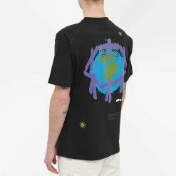 Olaf Hussein Friends Tee -Vendite Pangaia 18 02 2022 JG SS22 0009 BLK 8 1