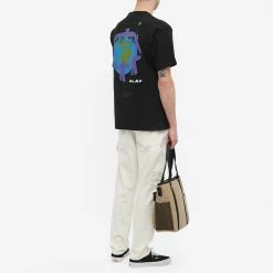 Olaf Hussein Friends Tee -Vendite Pangaia 18 02 2022 JG SS22 0009 BLK m9 1