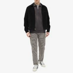 General Admission Lincoln Half Zip Crew Sweat -Vendite Pangaia 18 11 2021 JB GAB64 BLK m6 1