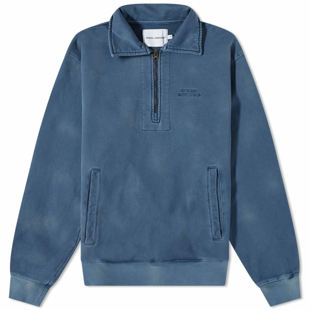 General Admission Lincoln Half Zip Crew Sweat 3 General Admission Lincoln Half Zip Crew Sweat