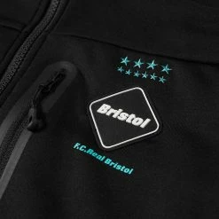 F.C. Real Bristol Polartec Power Stretch Zip Up Hoody -Vendite Pangaia 18 11 2021 TC FCRB 212046 BK 3 1