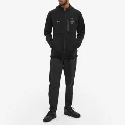 F.C. Real Bristol Polartec Power Stretch Zip Up Hoody -Vendite Pangaia 18 11 2021 TC FCRB 212046 BK m9 1