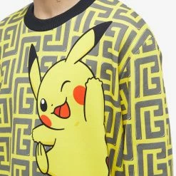 Balmain All Over Pokemon Sweat -Vendite Pangaia 18 11 22 JF YH3JQ040GB41 EFO 10 1