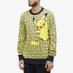 Balmain All Over Pokemon Sweat -Vendite Pangaia 18 11 22 JF YH3JQ040GB41 EFO 7 1