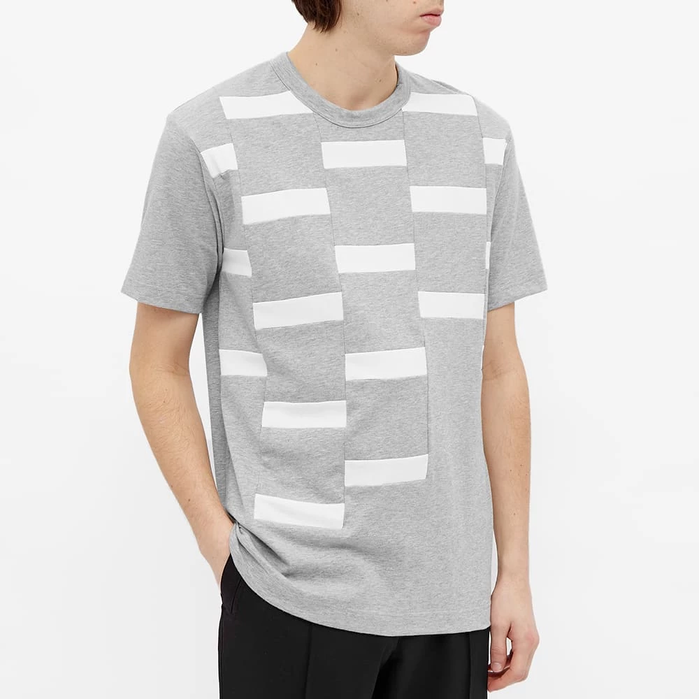 Comme Des Garçons Shirt Comme Des Garcons SHIRT Rectangle Geo Pattern Insert Tee 6 Comme Des Garçons Shirt Comme Des Garcons SHIRT Rectangle Geo Pattern Insert Tee - immagine 4