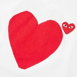 Comme Des Garçons Play Comme Des Garcons Play Front & Back Heart Tee -Vendite Pangaia 19 03 2021 LL P1T222 1 2 1
