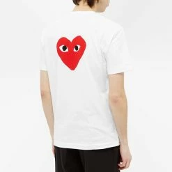Comme Des Garçons Play Comme Des Garcons Play Front & Back Heart Tee -Vendite Pangaia 19 03 2021 LL P1T222 1 5 1