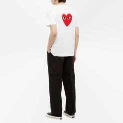 Comme Des Garçons Play Comme Des Garcons Play Front & Back Heart Tee -Vendite Pangaia 19 03 2021 LL P1T222 1 m6 1