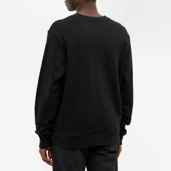 CLOTTEE By CLOT Script Logo Crew Sweat -Vendite Pangaia 20 04 2022 JD CTSS22SS3003 BLK 8 1