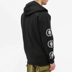 PLEASURES Ritual Zip Hoody 10 PLEASURES Ritual Zip Hoody -Vendite Pangaia 20 08 2020 p20su032 blk 8