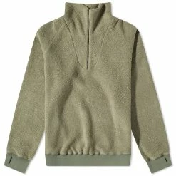 Beams Plus Half Zip Popover Fleece Jacket